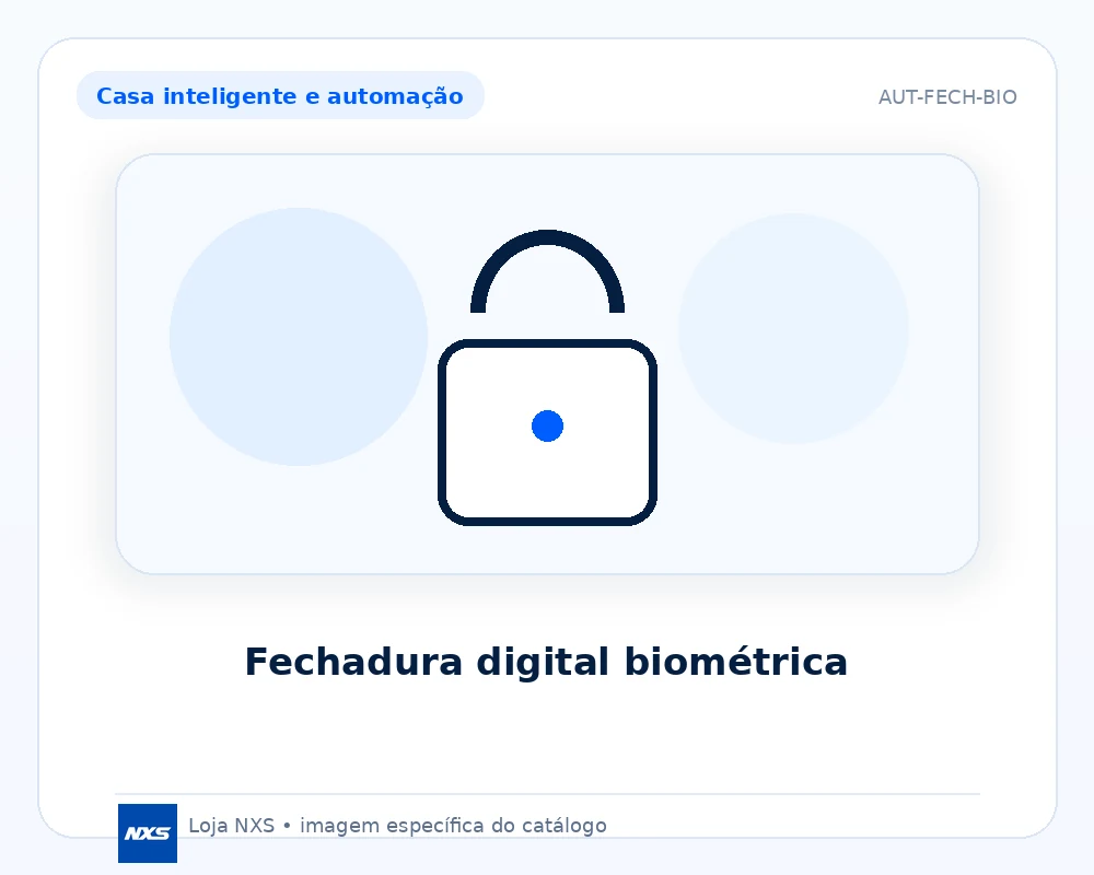 Fechadura digital biométrica