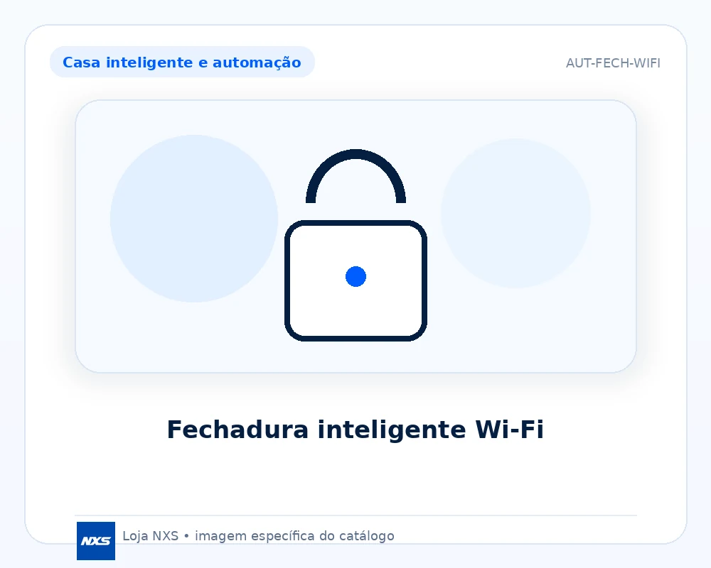 Fechadura inteligente Wi‑Fi