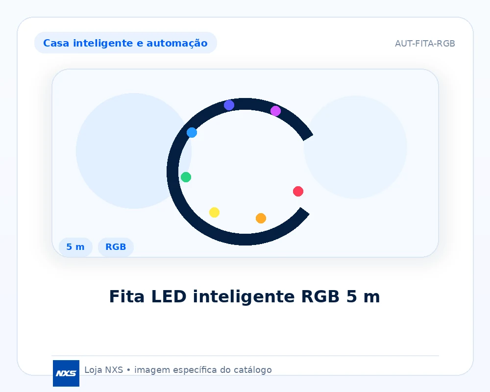 Fita LED inteligente RGB 5 m