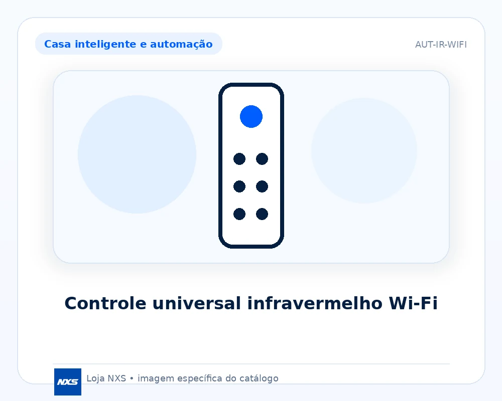 Controle universal infravermelho Wi‑Fi