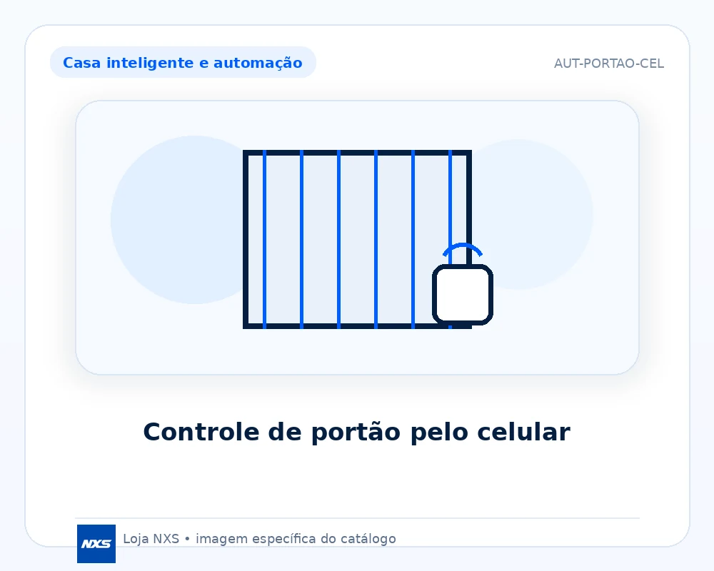 Controle de portão pelo celular