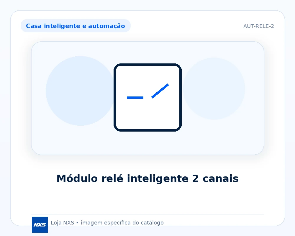 Módulo relé inteligente 2 canais