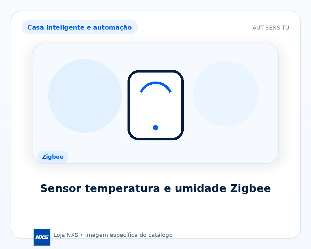 Sensor temperatura e umidade Zigbee