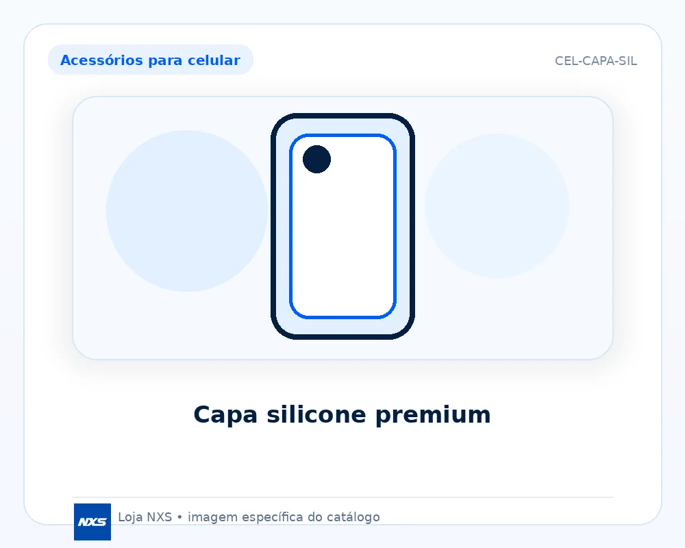 Capa silicone premium