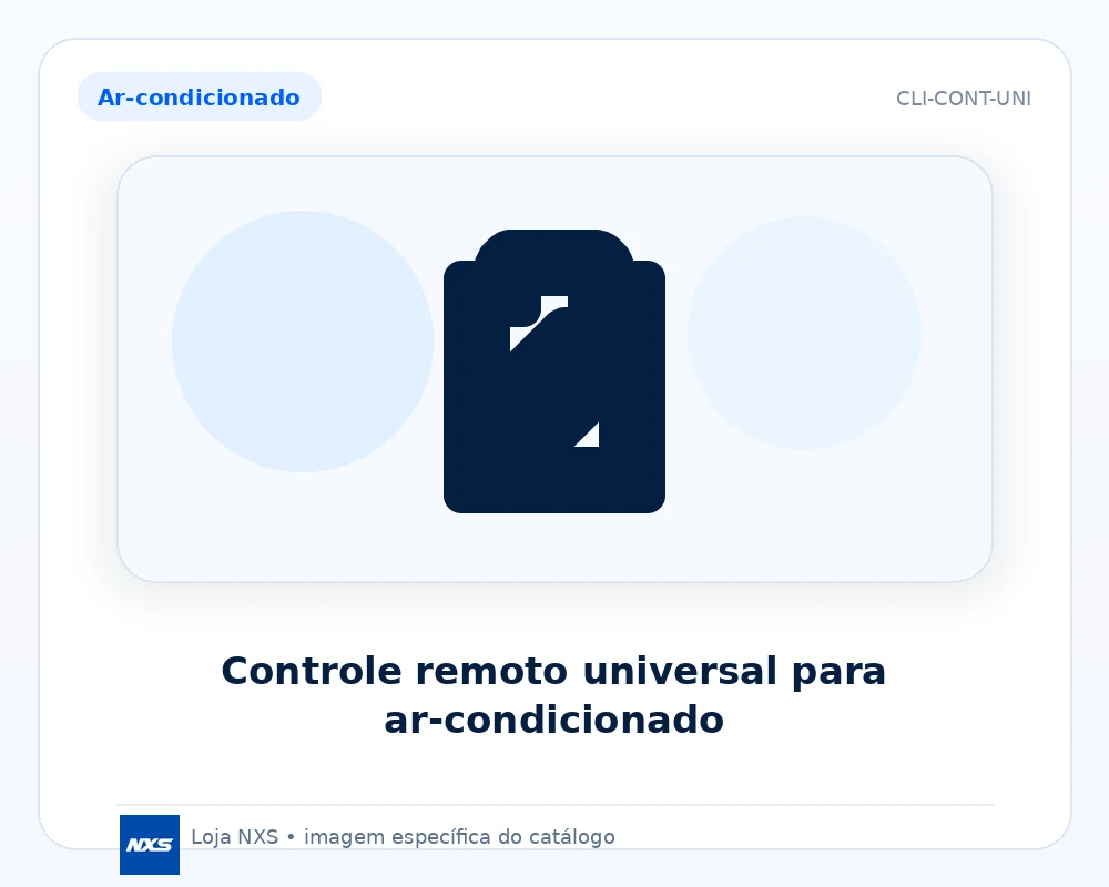 Controle remoto universal para ar-condicionado