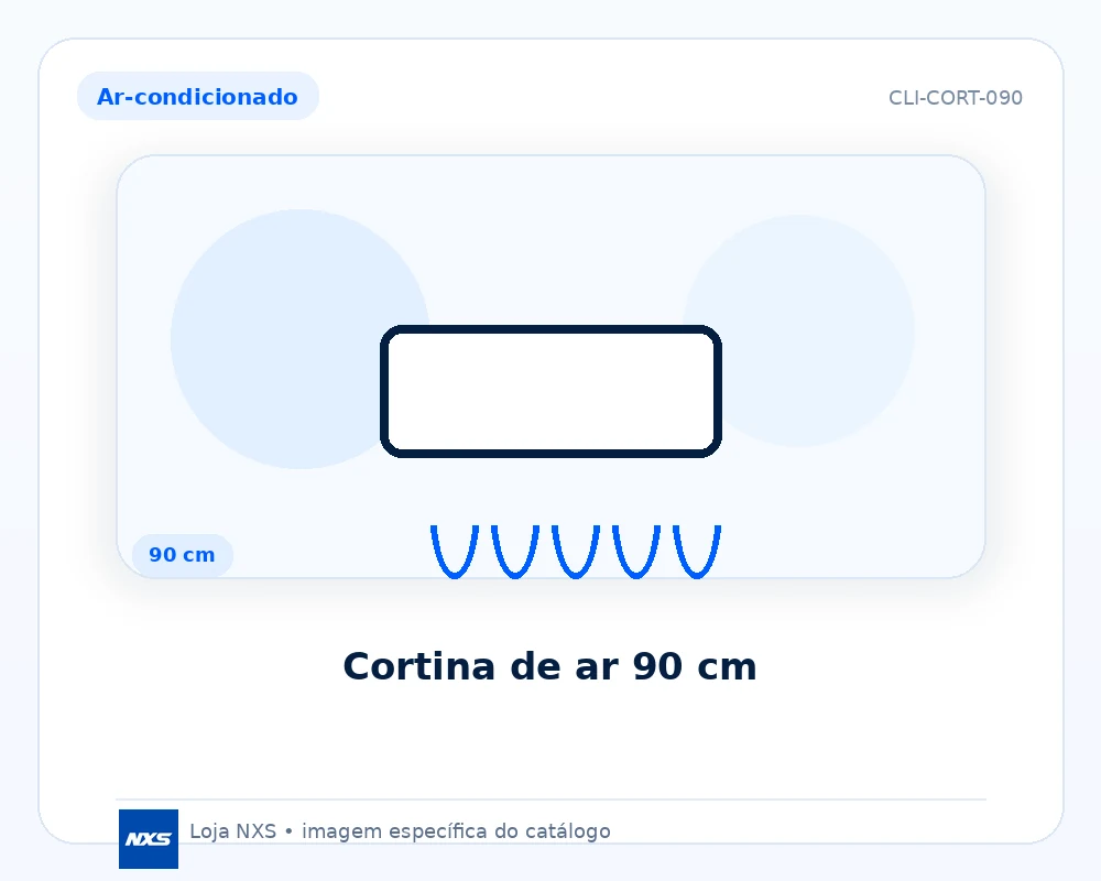 Cortina de ar 90 cm