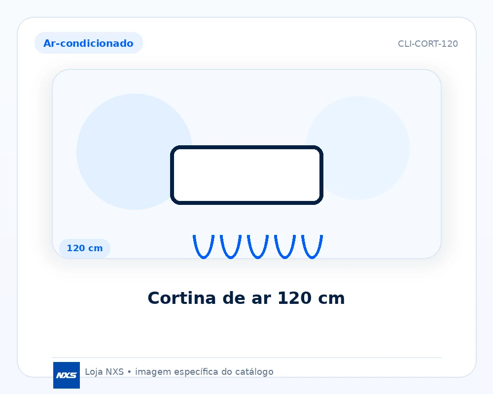 Cortina de ar 120 cm