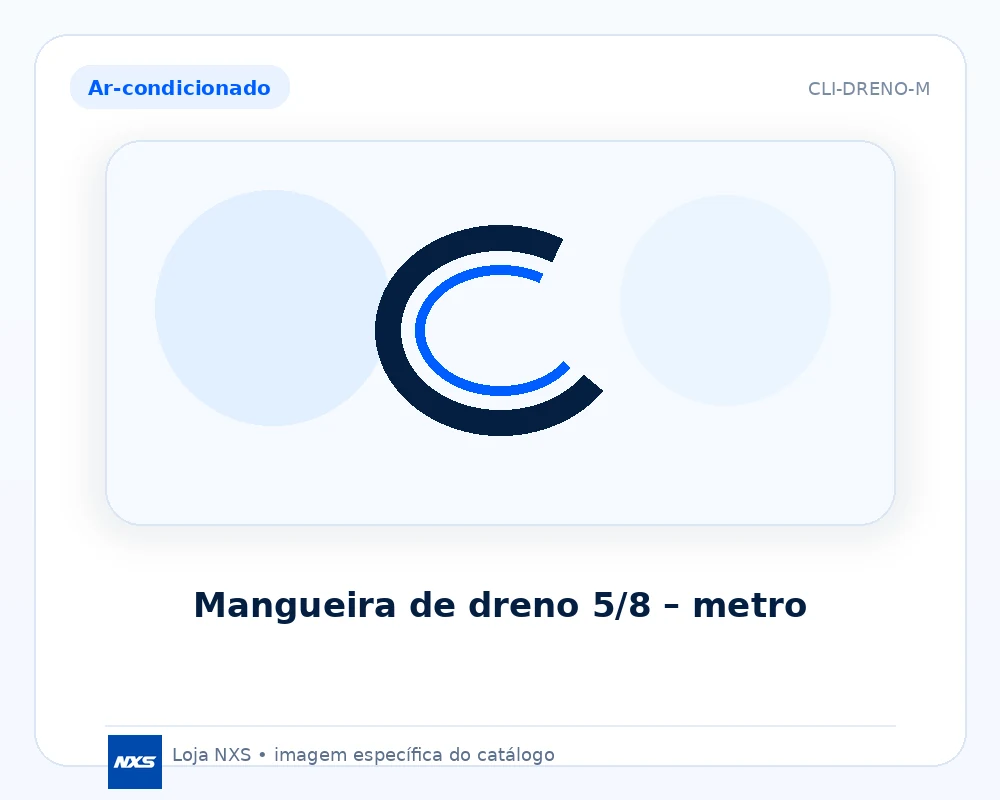 Mangueira de dreno 5/8 – metro