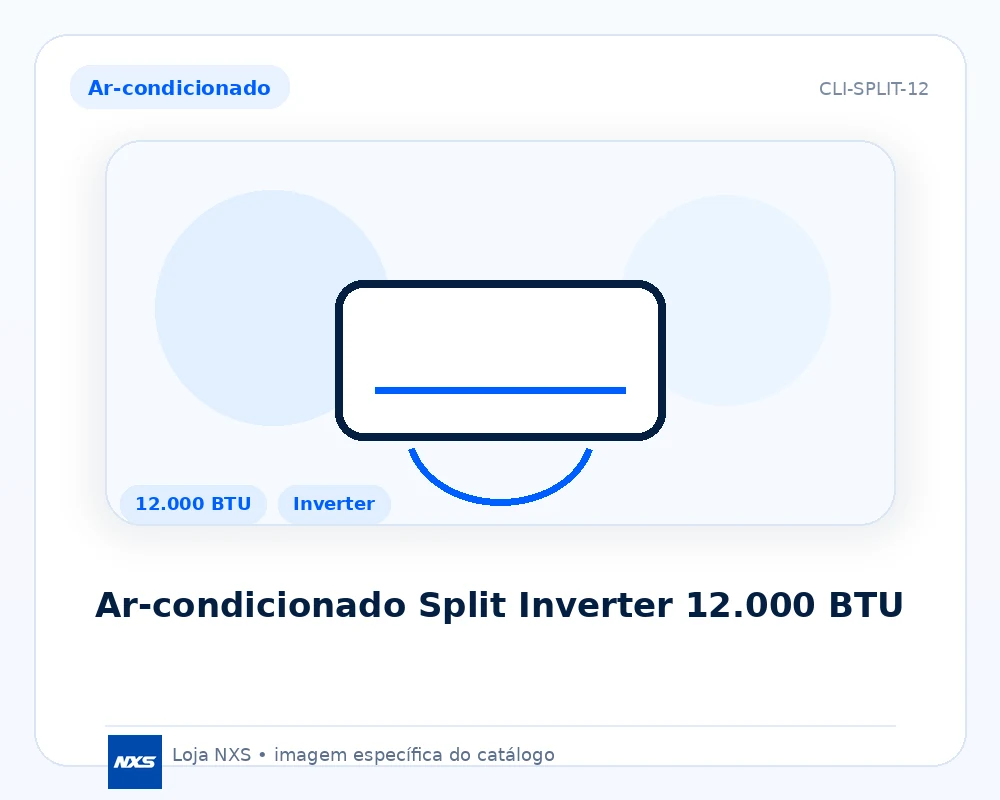 Ar-condicionado Split Inverter 12.000 BTU