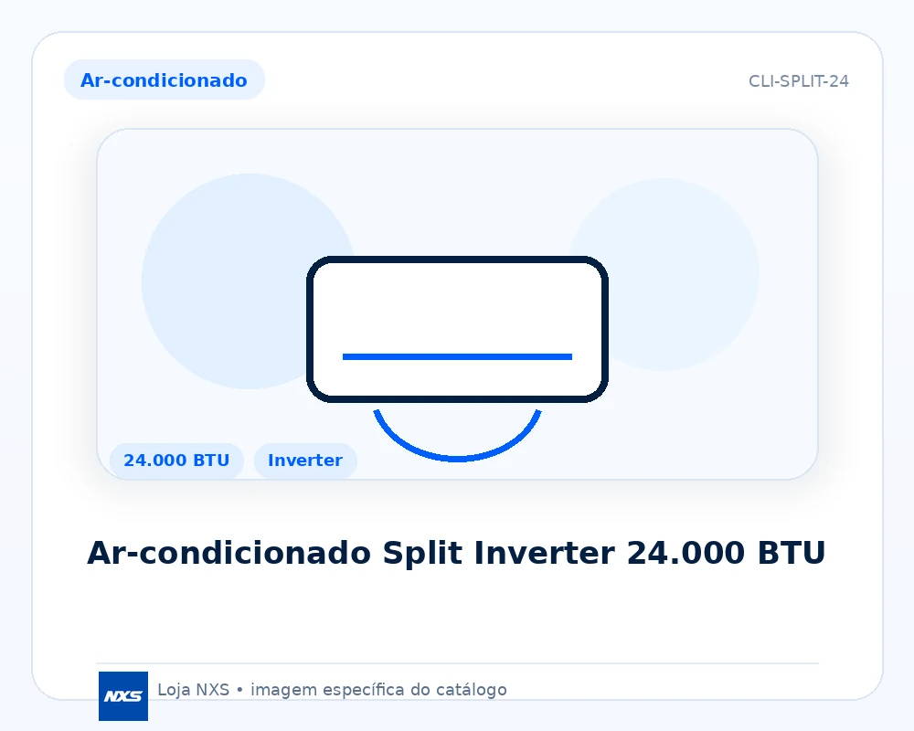 Ar-condicionado Split Inverter 24.000 BTU