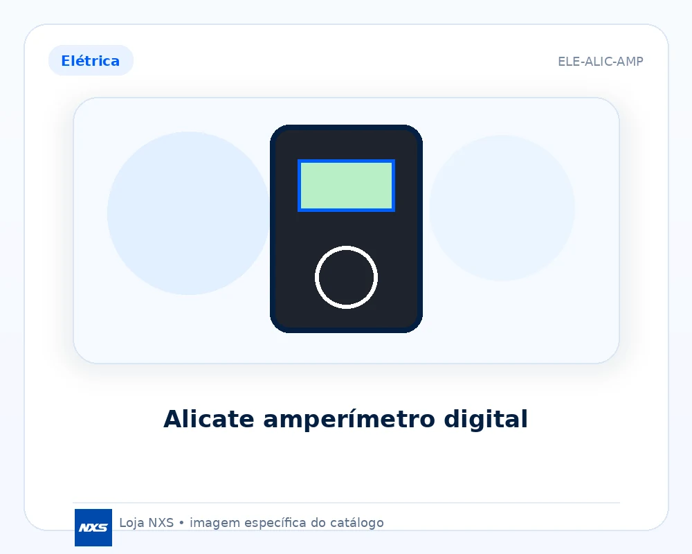 Alicate amperímetro digital