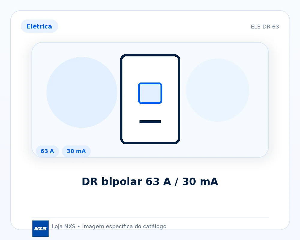 DR bipolar 63 A / 30 mA