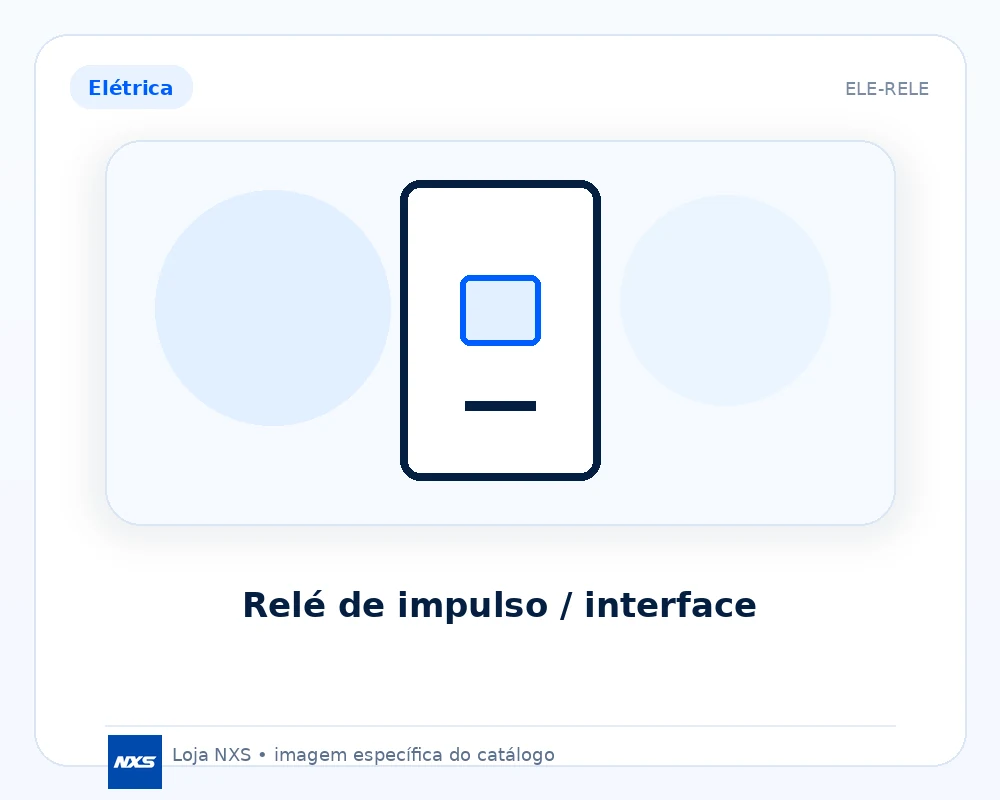 Relé de impulso / interface
