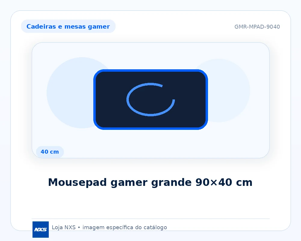 Mousepad gamer grande 90×40 cm
