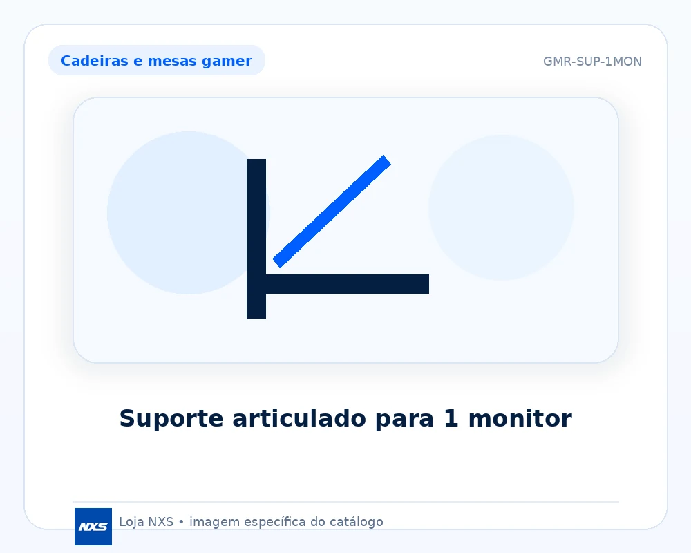 Suporte articulado para 1 monitor