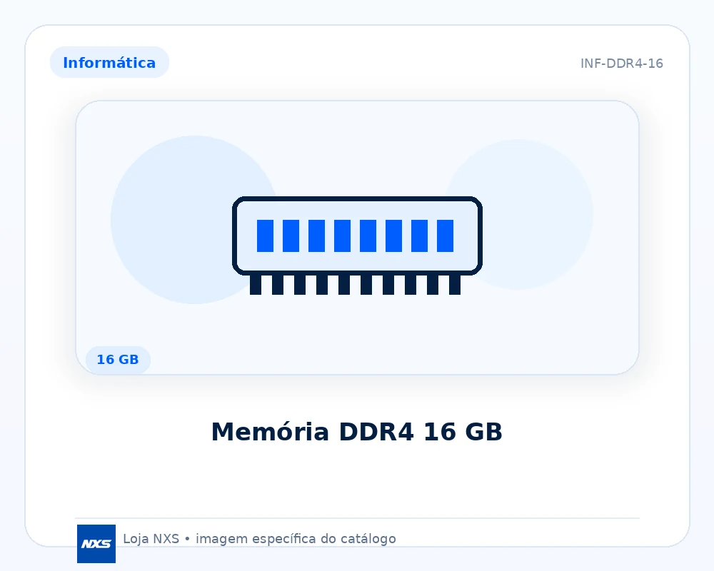 Memória DDR4 16 GB