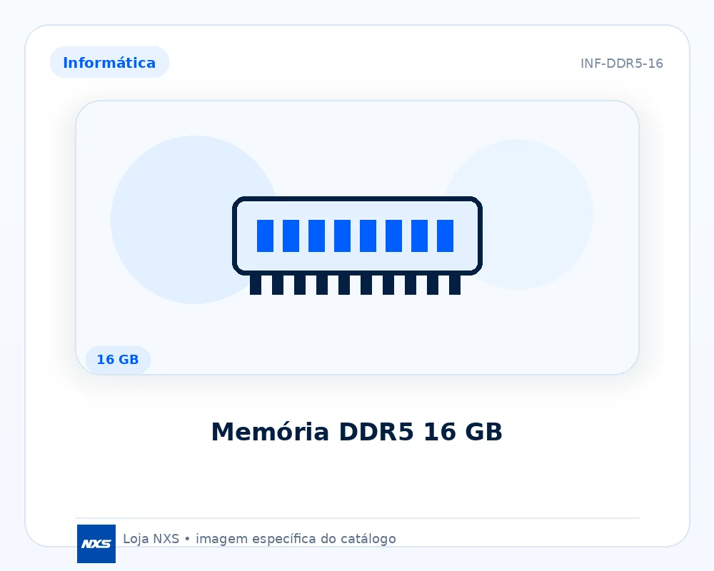 Memória DDR5 16 GB