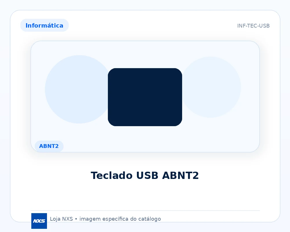 Teclado USB ABNT2
