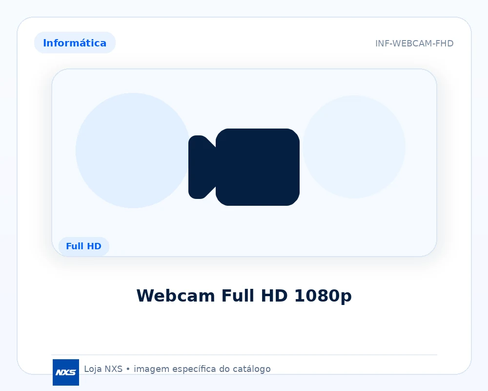 Webcam Full HD 1080p