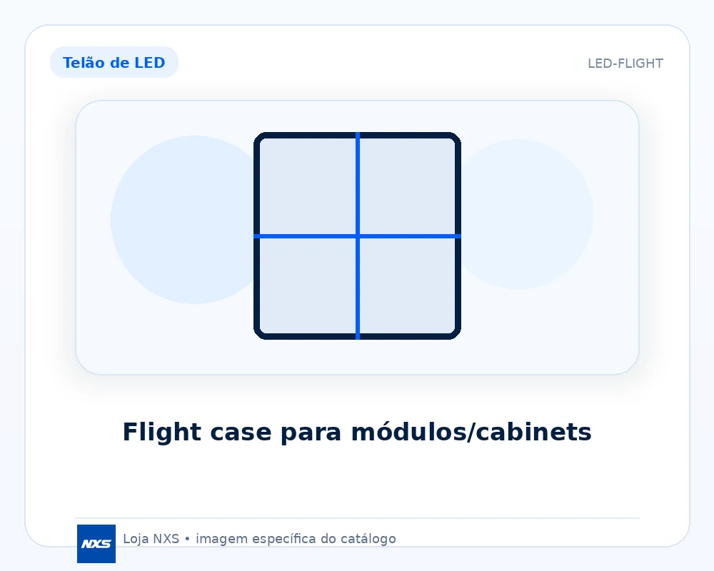 Flight case para módulos/cabinets