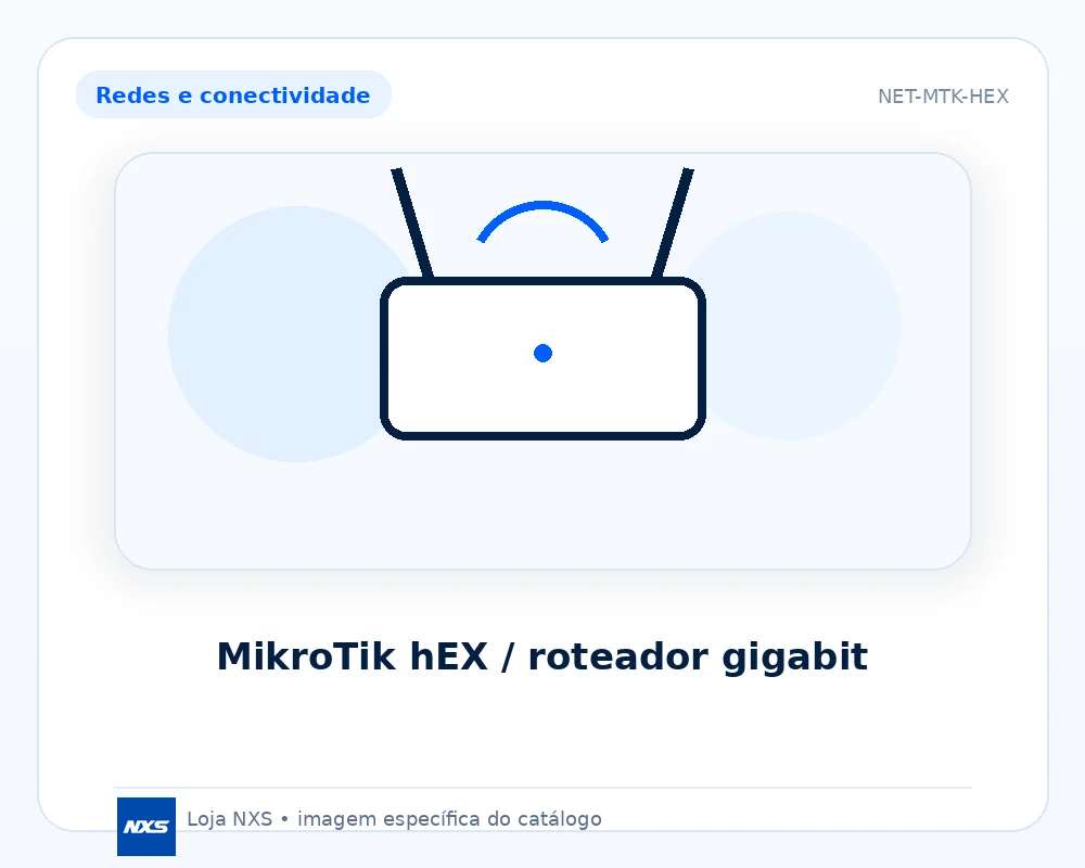 MikroTik hEX / roteador gigabit