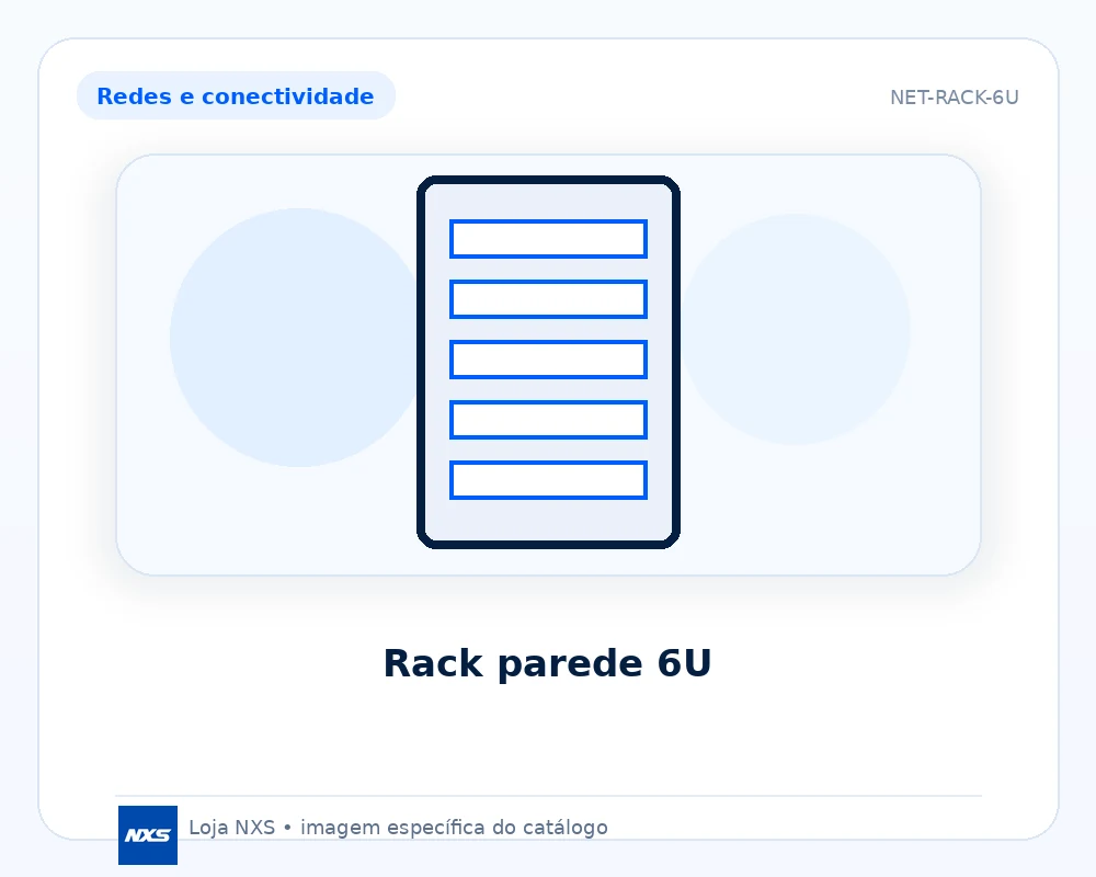 Rack parede 6U