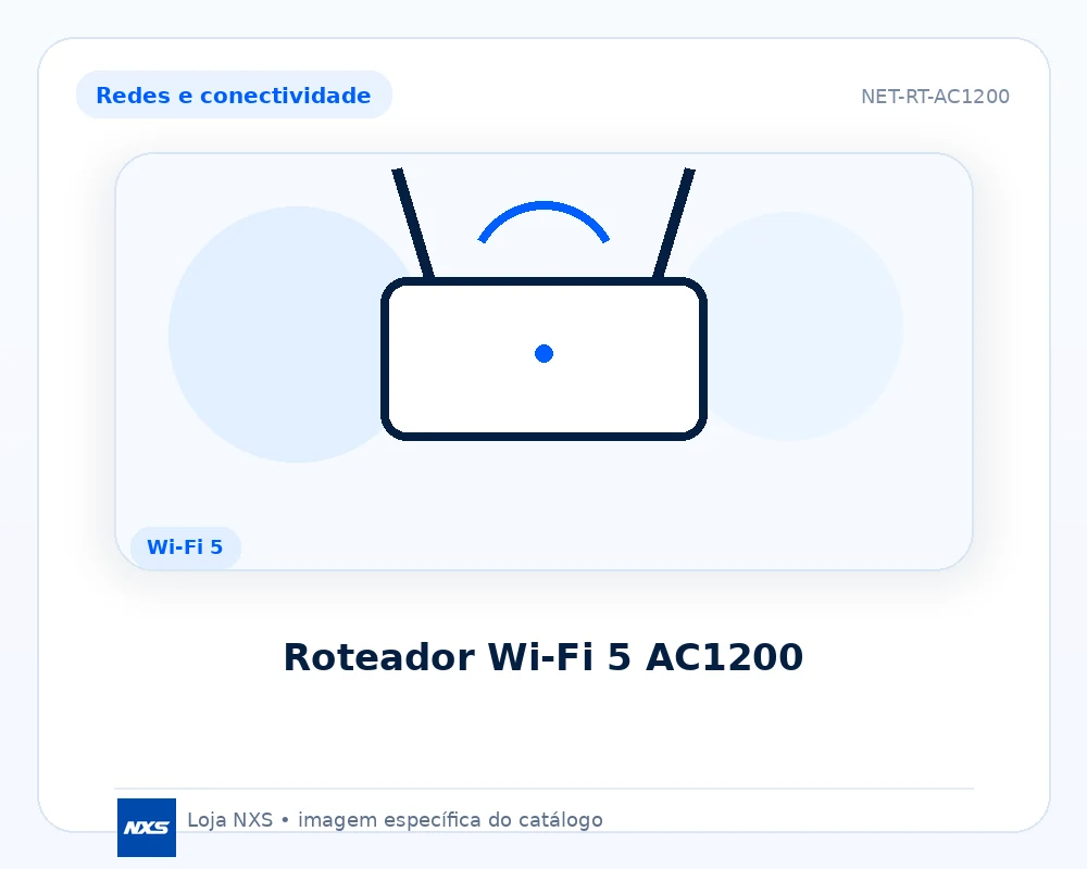 Roteador Wi‑Fi 5 AC1200