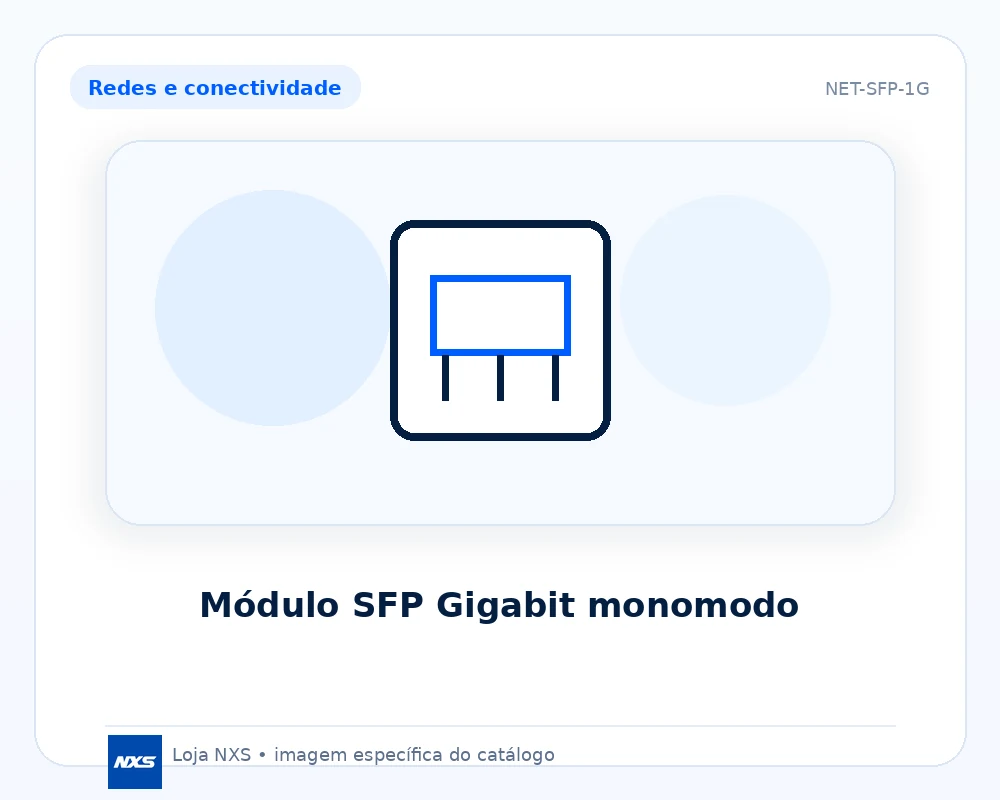 Módulo SFP Gigabit monomodo