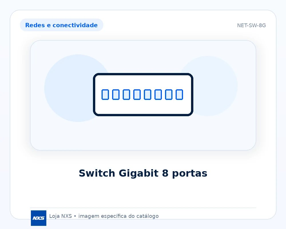 Switch Gigabit 8 portas