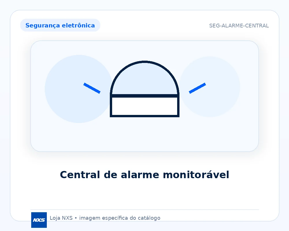 Central de alarme monitorável