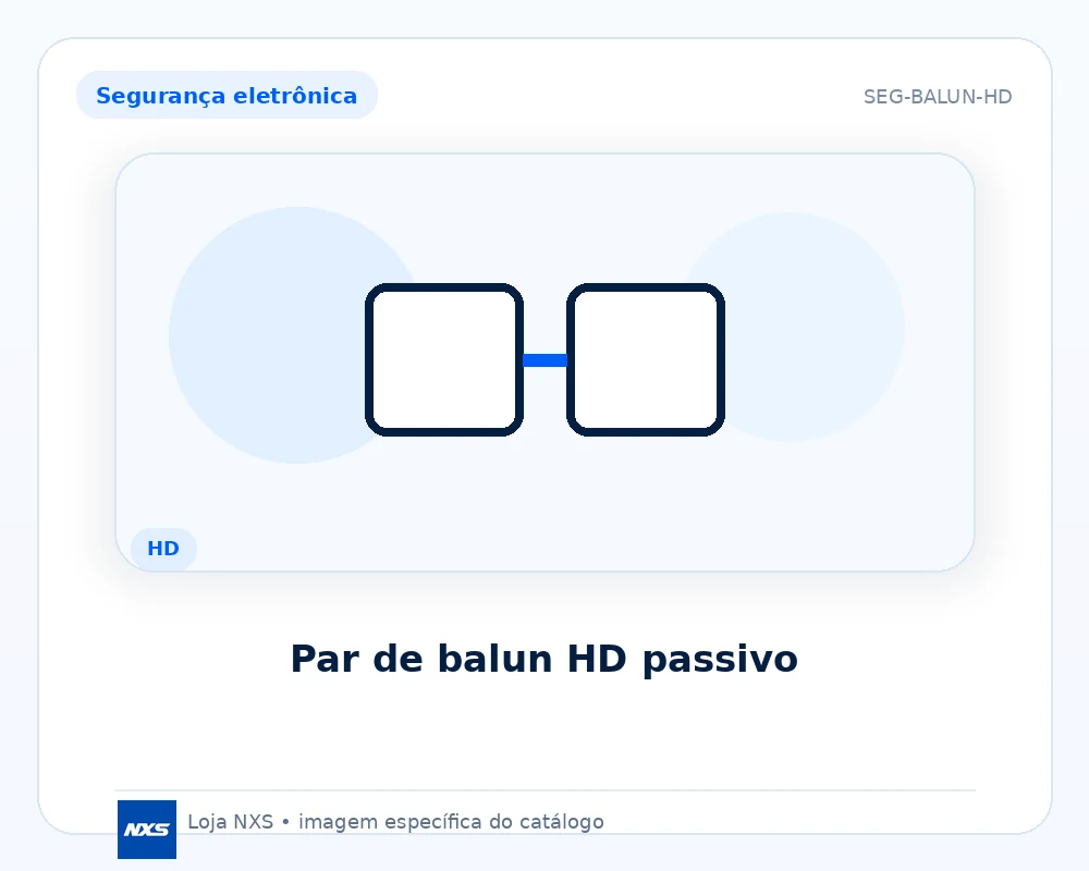 Par de balun HD passivo