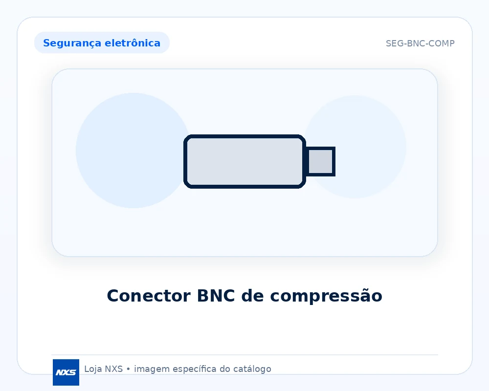 Conector BNC de compressão