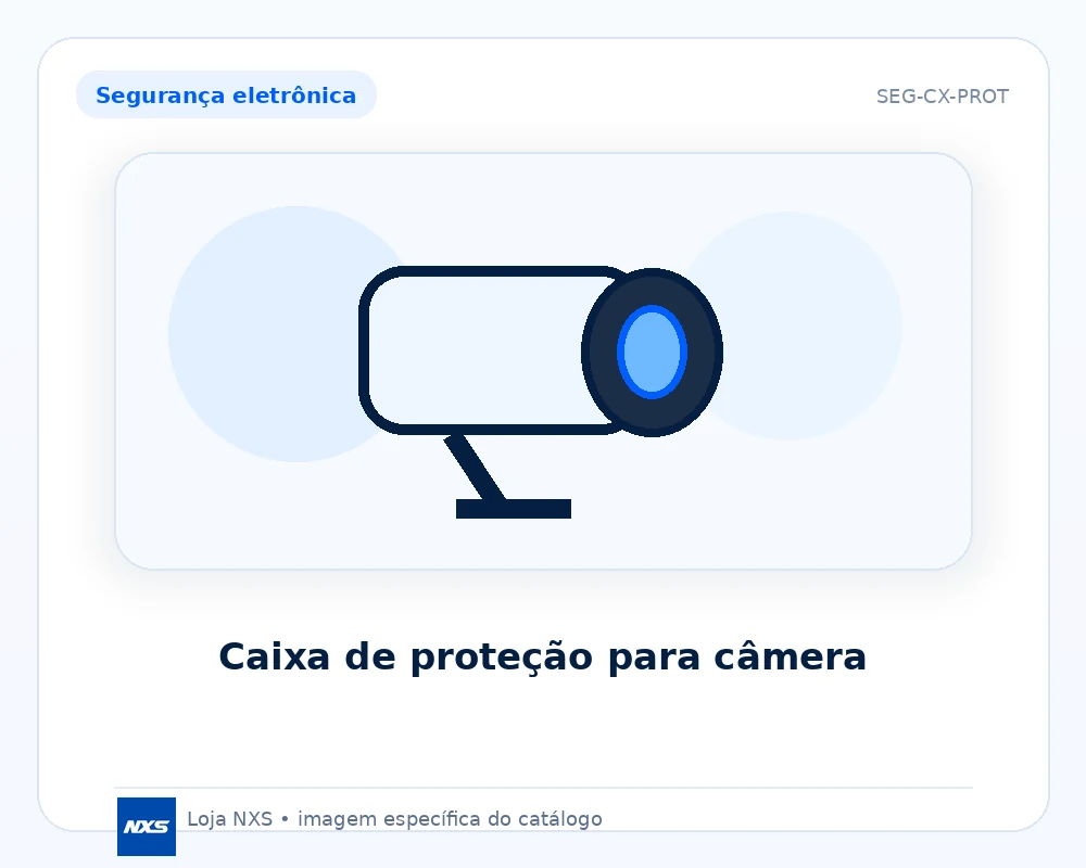 Caixa de proteção para câmera