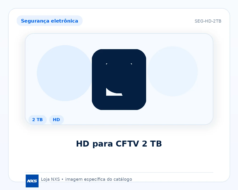 HD para CFTV 2 TB
