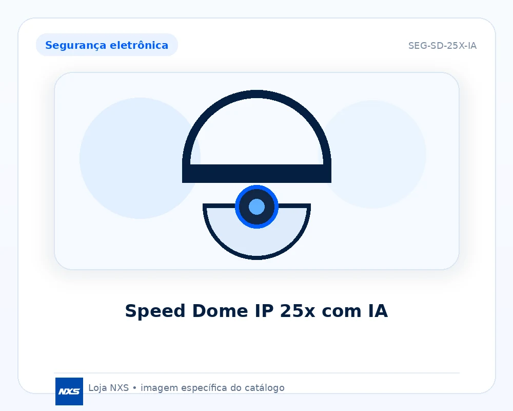 Speed Dome IP 25x com IA