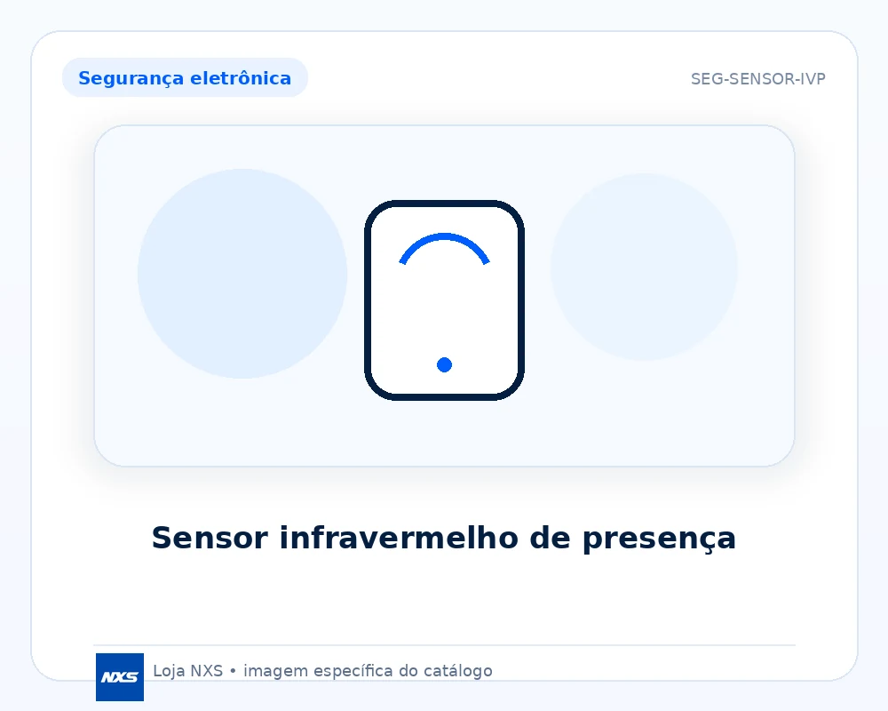 Sensor infravermelho de presença