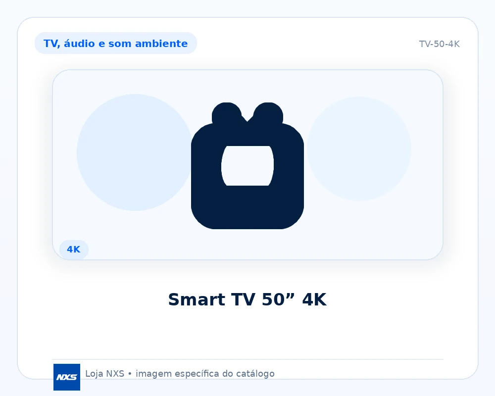 Smart TV 50” 4K