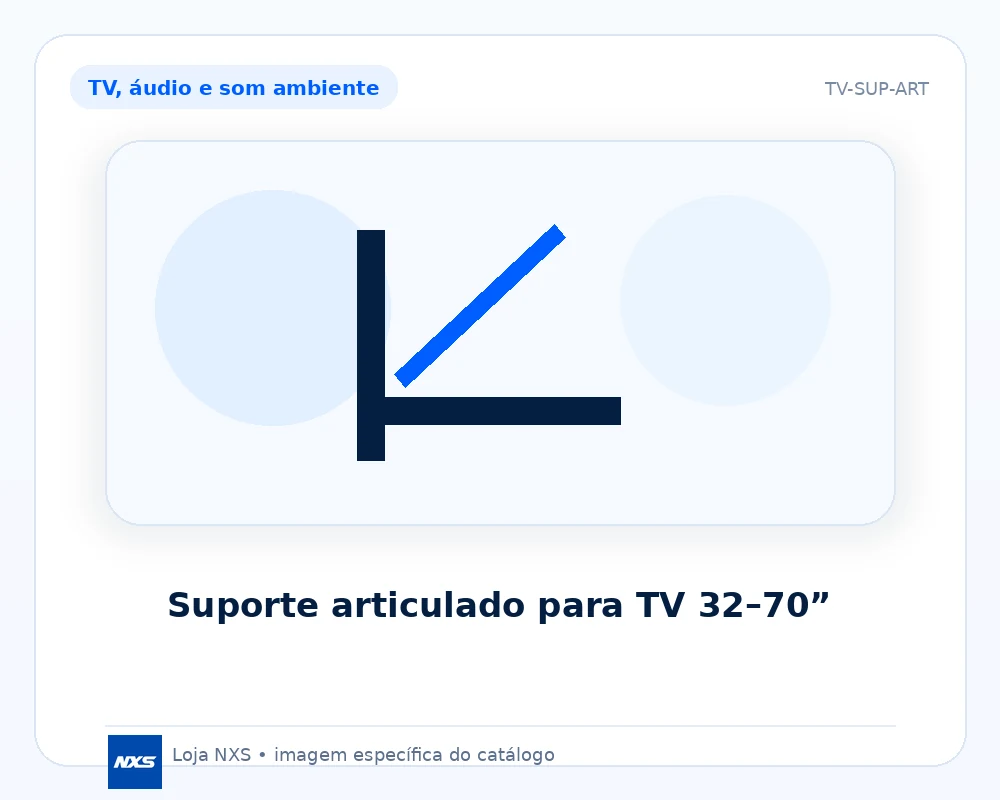 Suporte articulado para TV 32–70”